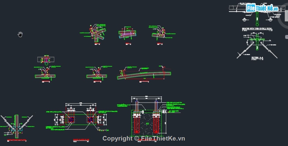 Nhà để xe 5.25x37.5m,Cad nhà để xe,File cad nhà để xe,Bản vẽ cad nhà để xe,Su nhà để xe
